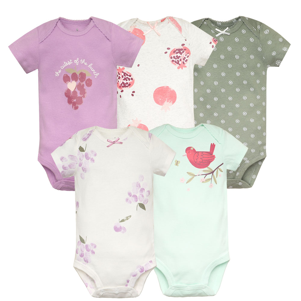 Baby Nursery Ideas Boy - 5 sztuk/partia body dziecięce moda dziewczyna