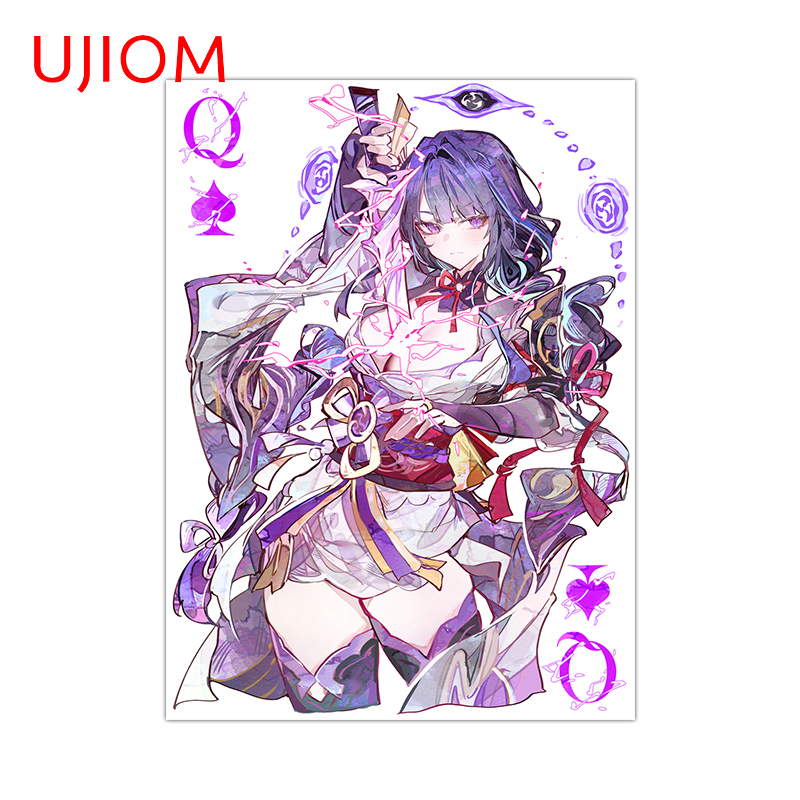Baby Nursery Posters - Naklejka ścienna UJIOM Genshin Impact Graffiti