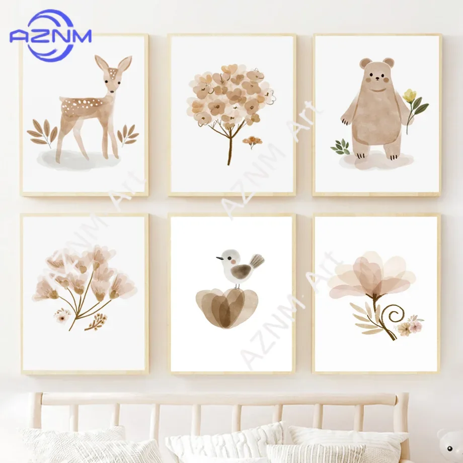 Baby Nursery Posters - Obraz na płótnie do pokoju dziecięcego