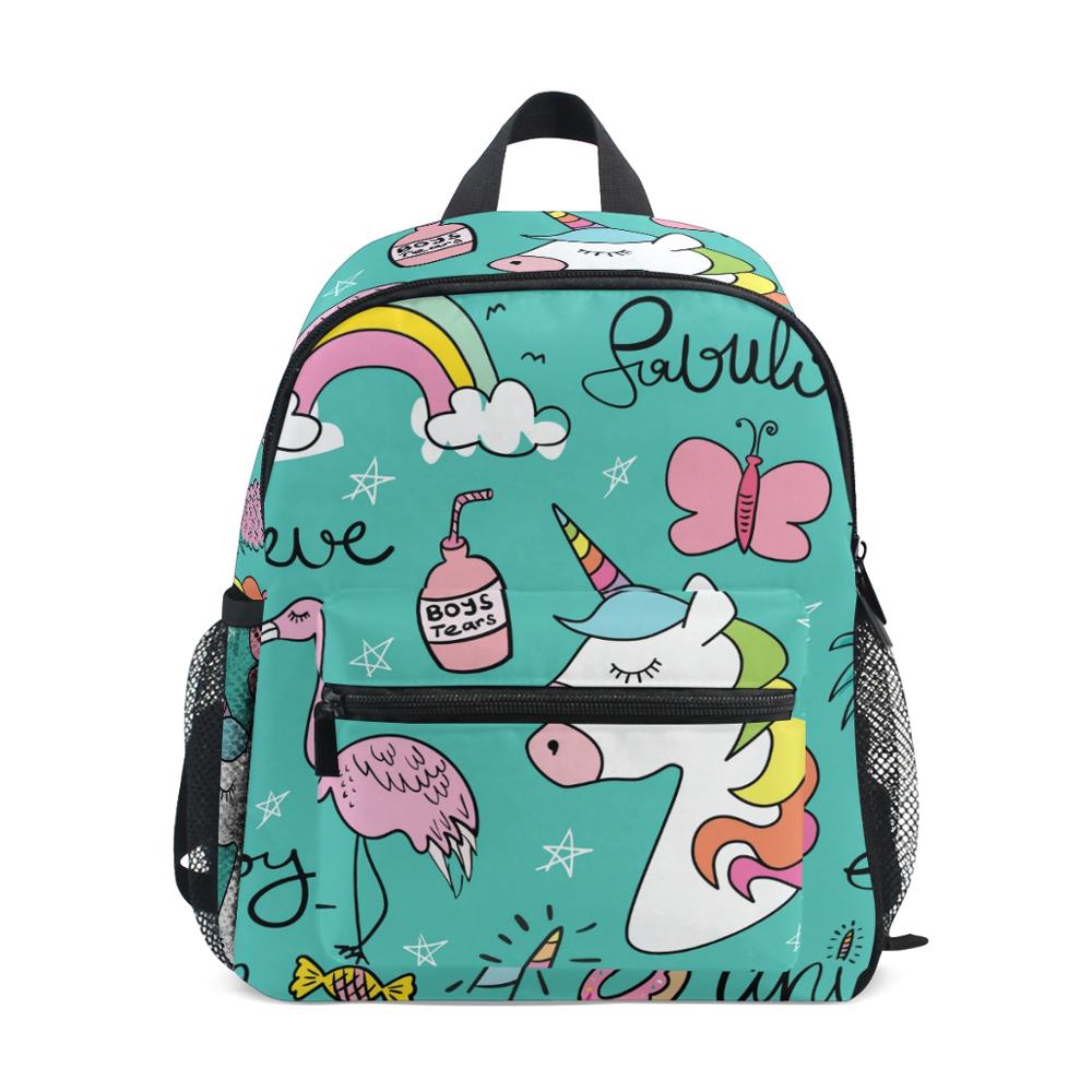 Baby Nursery Backpack - ALAZA nadruk z jednorożcem plecaki dla