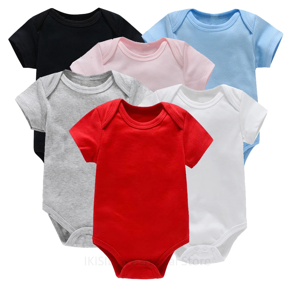 Baby Nursery Ideas Boy - Unisex pajacyki z krótkim rękawem dla