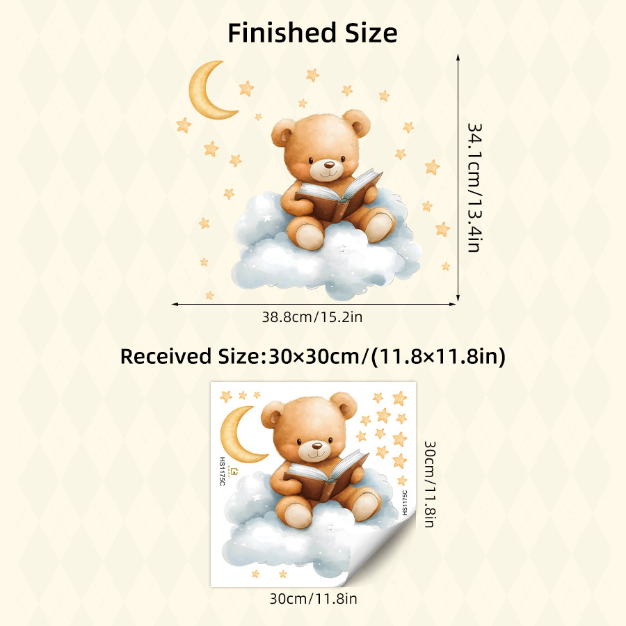 Urocze naklejki ścienne z misi – Baby Nursery Wallpaper Girl recenzja i cena