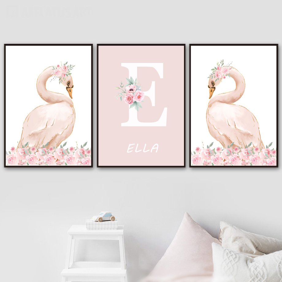Pink Angel Girl Sun Moon Cloud – Baby Nursery Posters recenzja i cena