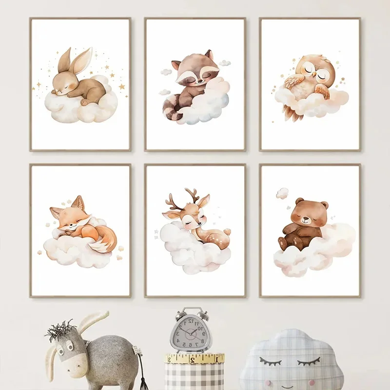 Obraz na płótnie z kreskówkowy – Baby Nursery Picture Frames recenzja i cena