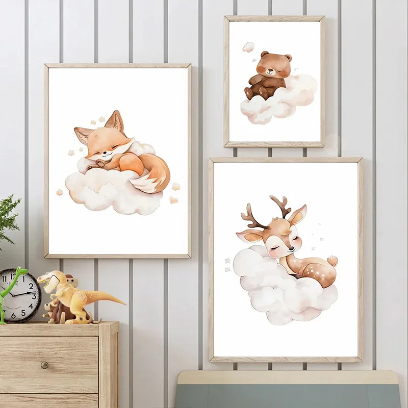 1 szt. Bezramowa Obraz na Płót – Baby Nursery Picture Frames recenzja i cena