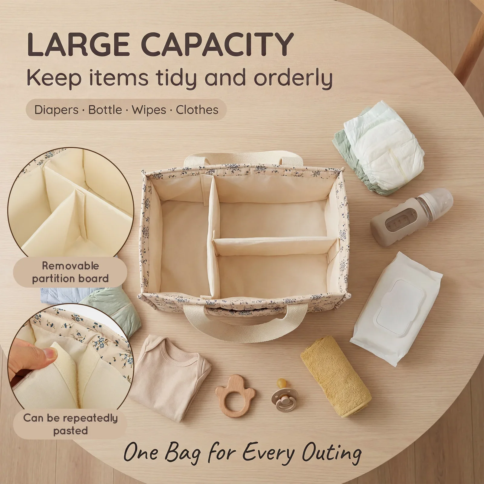 Składany organizer na pieluchy – Baby Nursery Storage recenzja i cena