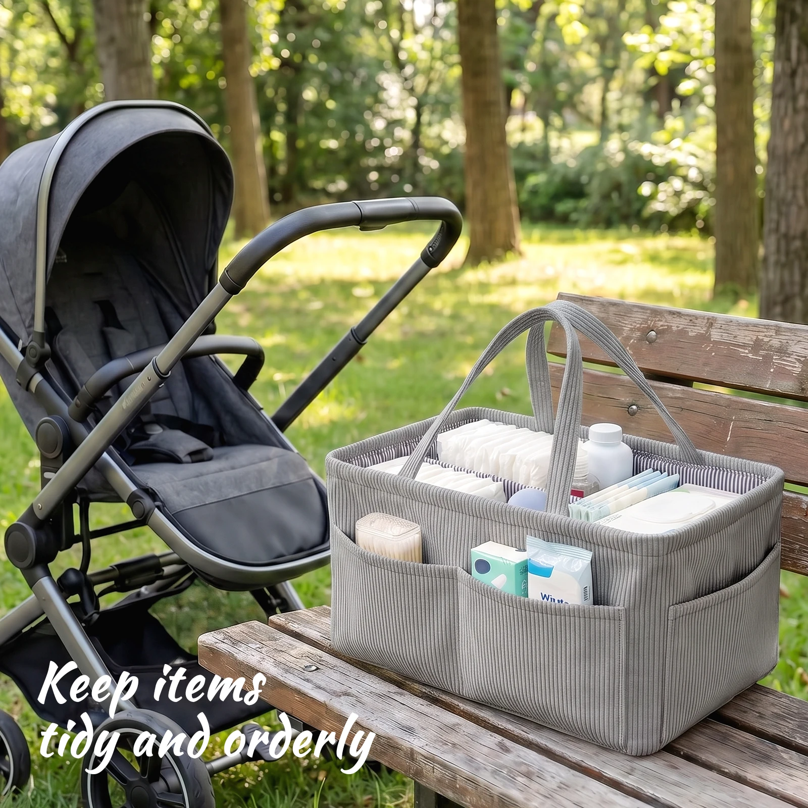 Składany organizer na pieluchy – Baby Nursery Basket recenzja i cena