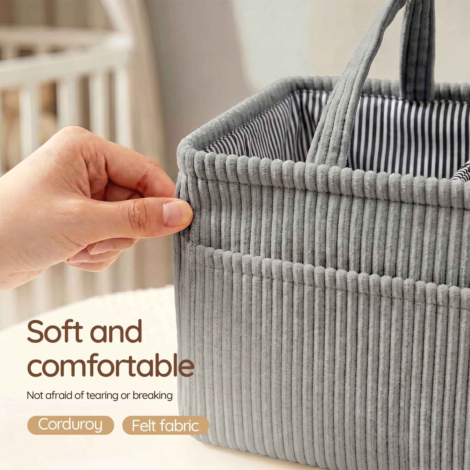 Składany organizer na pieluchy – Baby Nursery Basket recenzja i cena