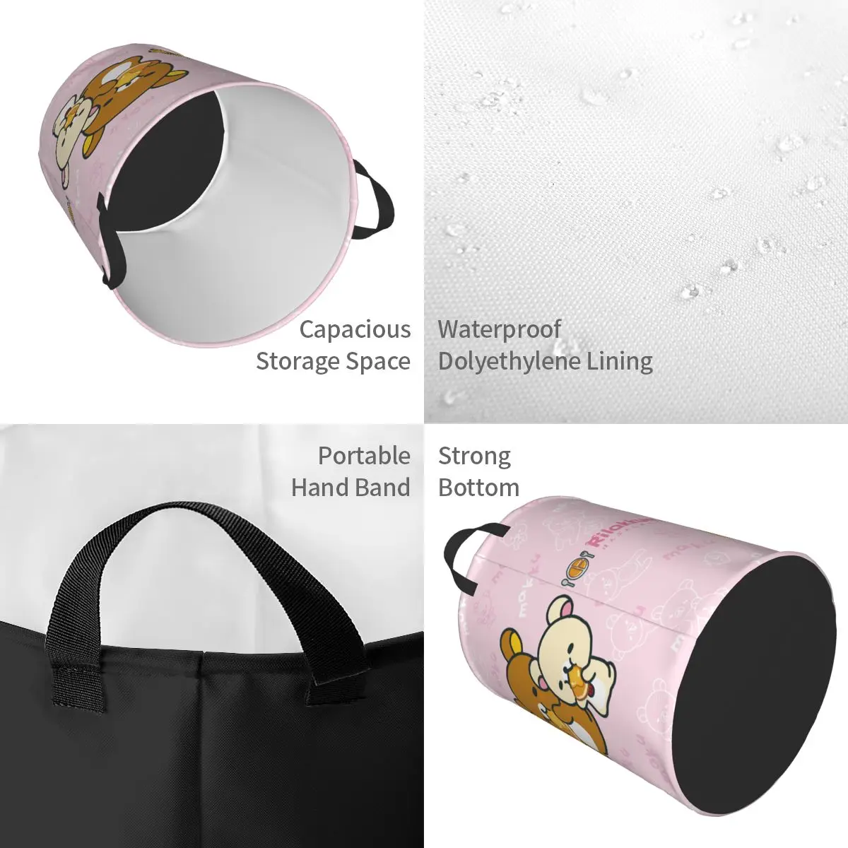 Kosz na pranie z motywem kawai – Baby Nursery Things recenzja i cena