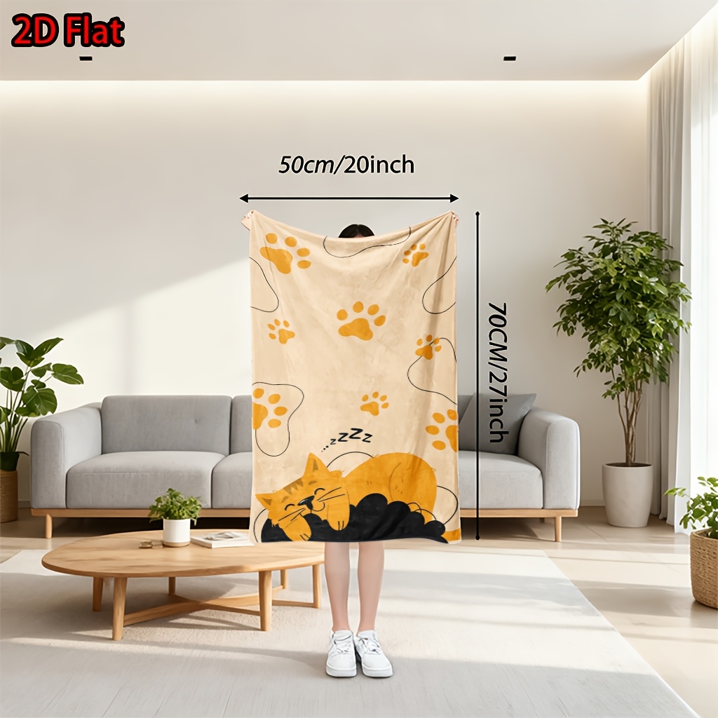 Uroczy koc z nadrukiem kociej  – Baby Nursery In Hospital recenzja i cena