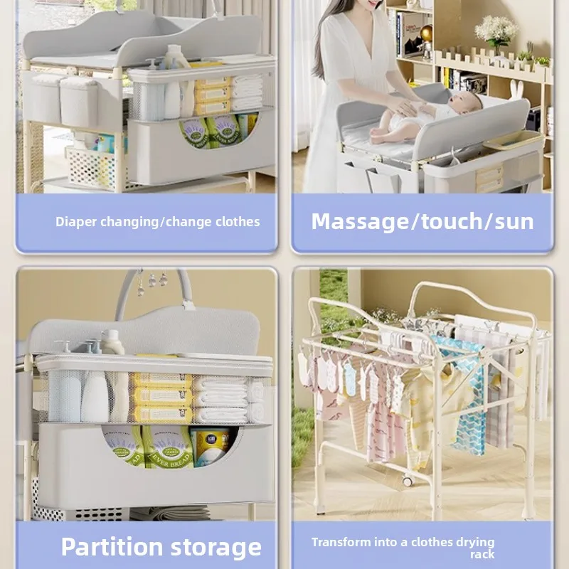 2 w 1: stolik do przewijania i – Baby Nursery Storage recenzja i cena