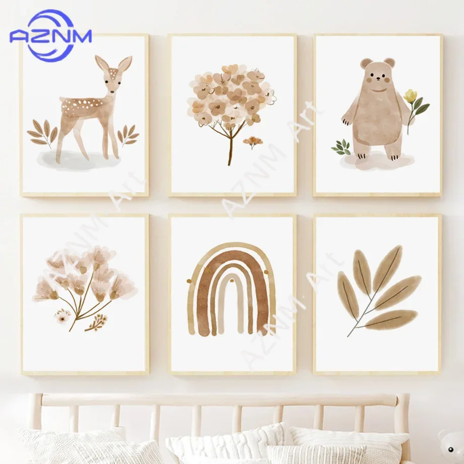 Obraz na płótnie do pokoju dzi – Baby Nursery Posters recenzja i cena