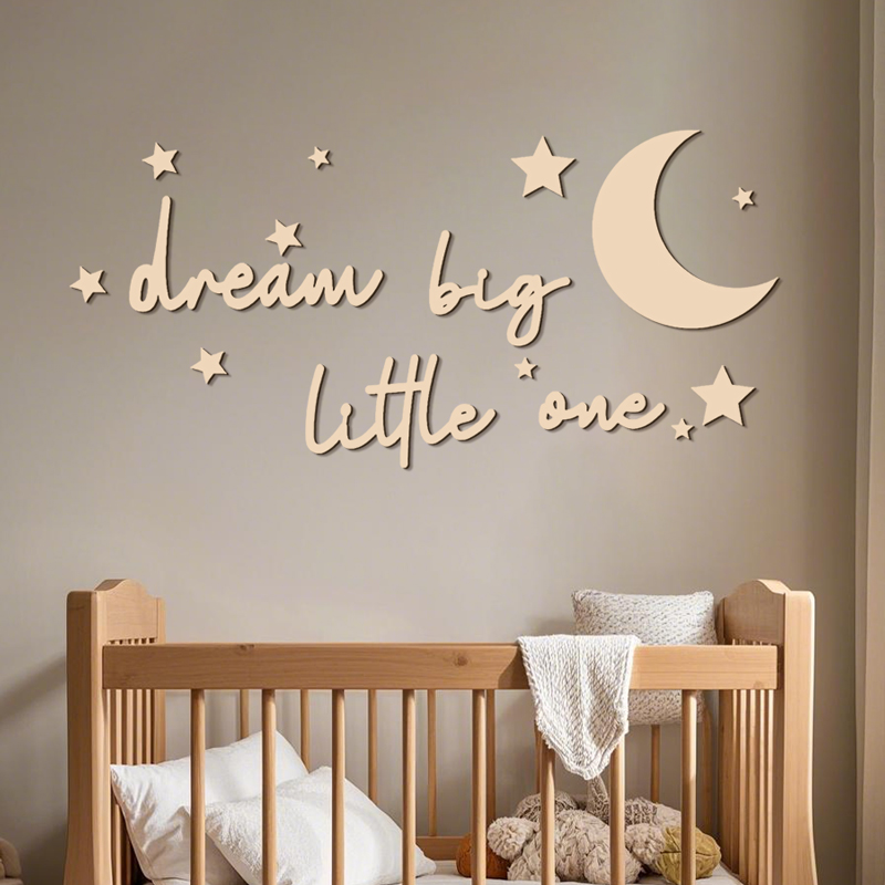 Dream Big Little One Drewniane – Baby Nursery Needs recenzja i cena