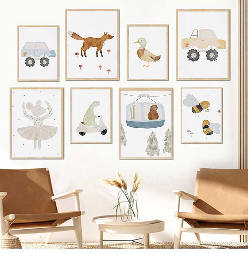 Plakaty i obrazy na płótnie do – Baby Nursery Posters recenzja i cena