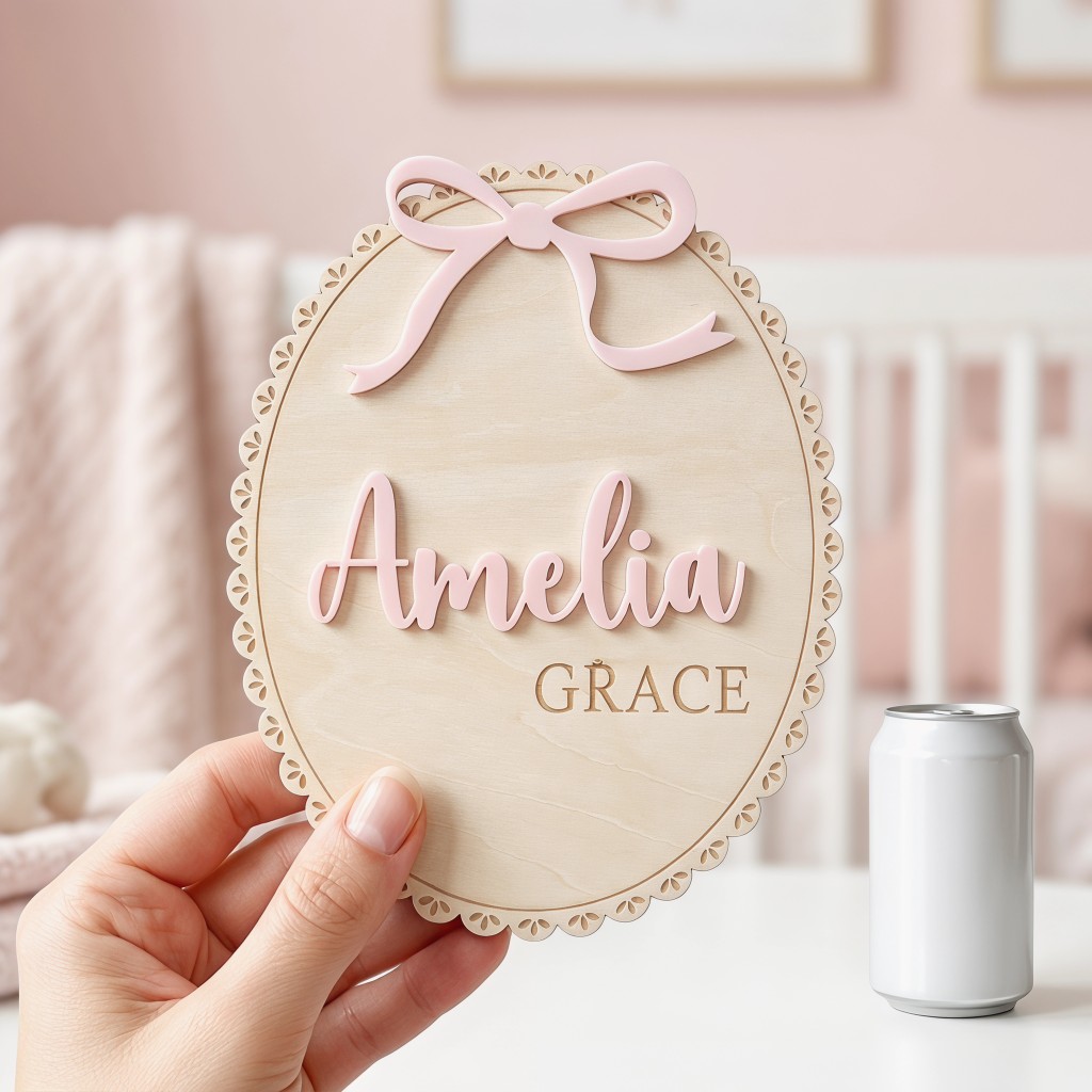 1 szt. Personalizowana drewnia – Baby Nursery Needs recenzja i cena