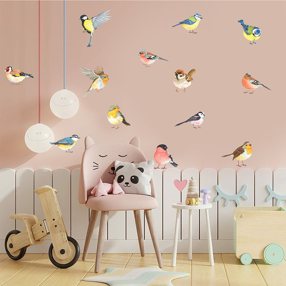 13 szt. Małe ptaszki naklejka  – Baby Nursery Needs recenzja i cena