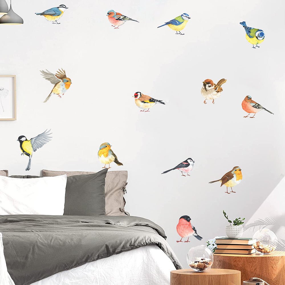 13 szt. Małe ptaszki naklejka  – Baby Nursery Needs recenzja i cena