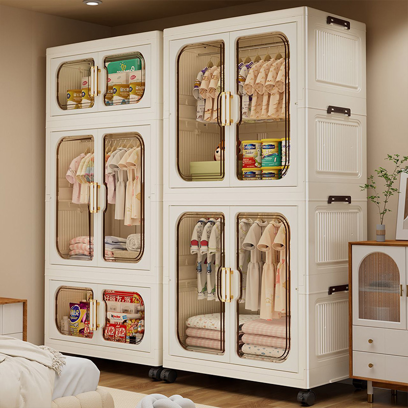 Kolorowa składana szafa dzieci – Baby Nursery Storage recenzja i cena