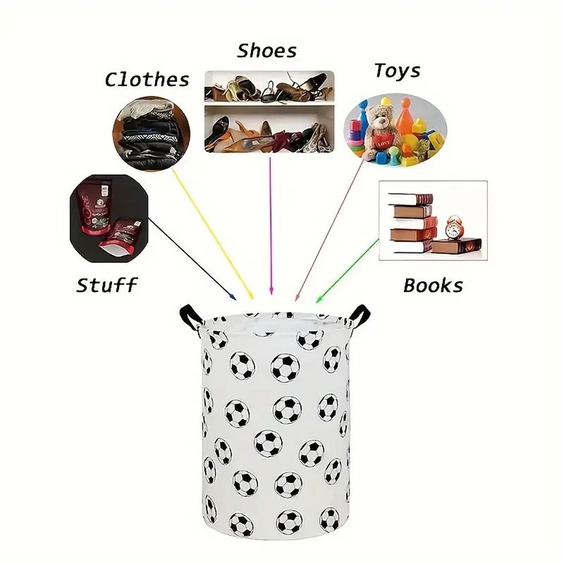 1 szt. Duży kosz na brudną odz – Storage Basket Fabric recenzja i cena