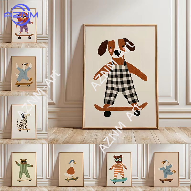 1 szt. Zabawny plakat ze zwier – Baby Nursery Posters recenzja i cena