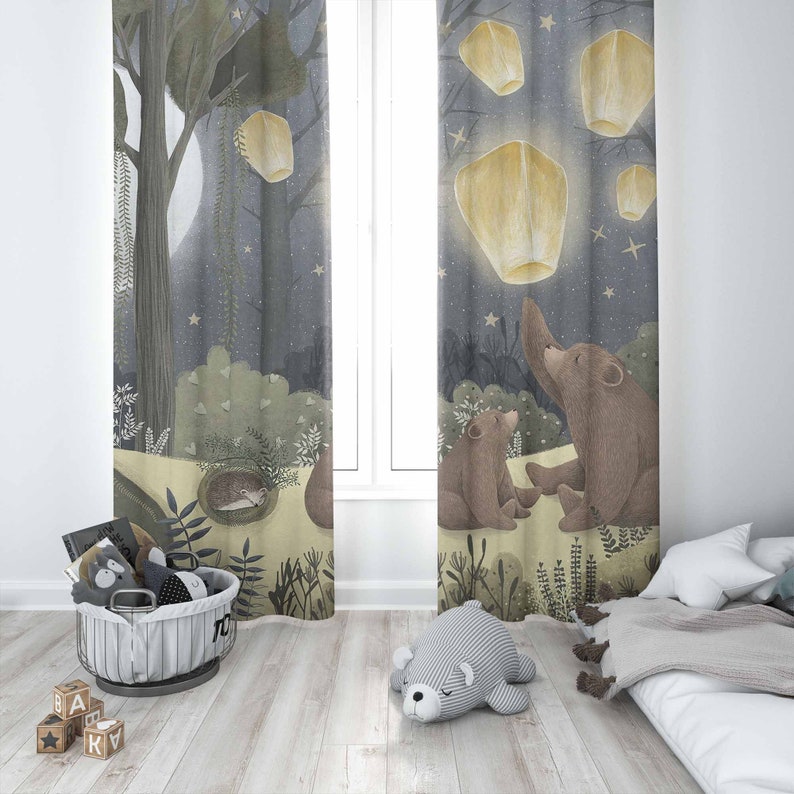 Zasłony do pokoju dziecięcego  – Baby Nursery Office recenzja i cena