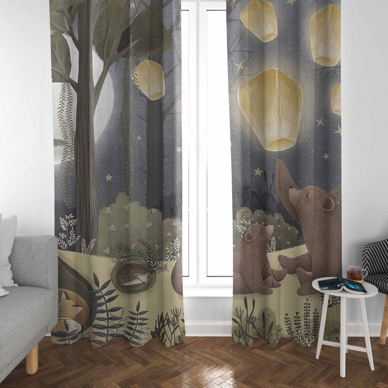 Zasłony do pokoju dziecięcego  – Baby Nursery Office recenzja i cena