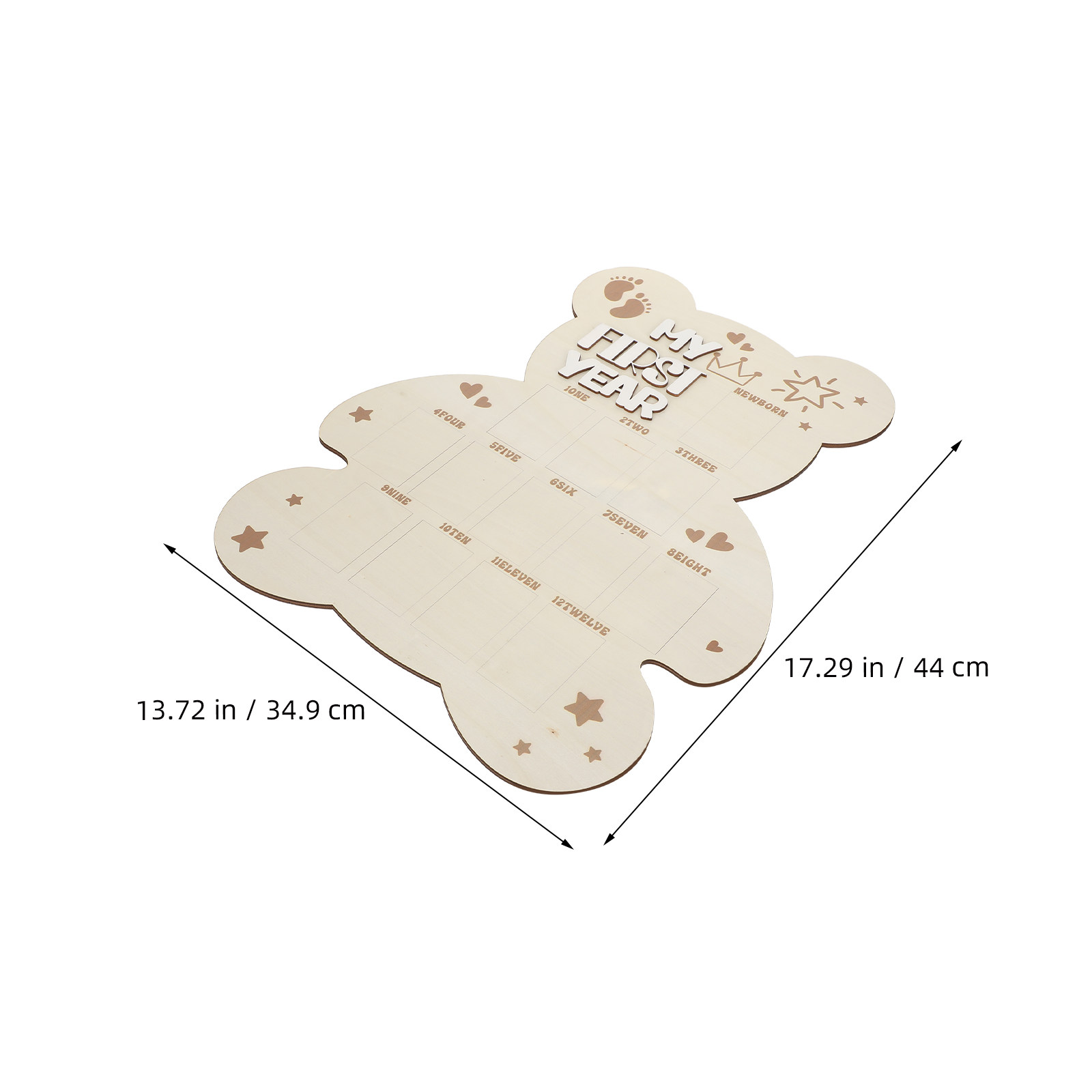 Drewniana tablica na zdjęcia d – Baby Nursery Picture Frames recenzja i cena